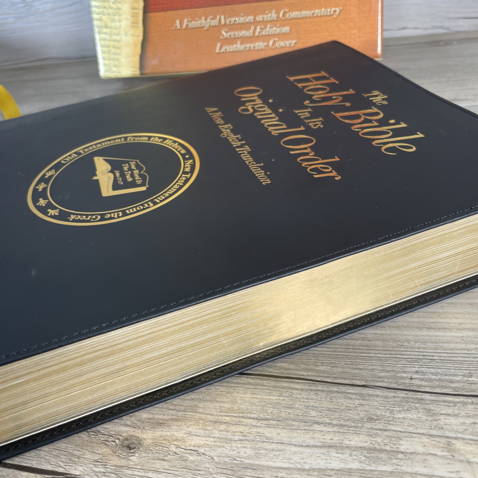 Holy Bible In Its Original Order A Faithful Version Commentary 2nd Leatherette