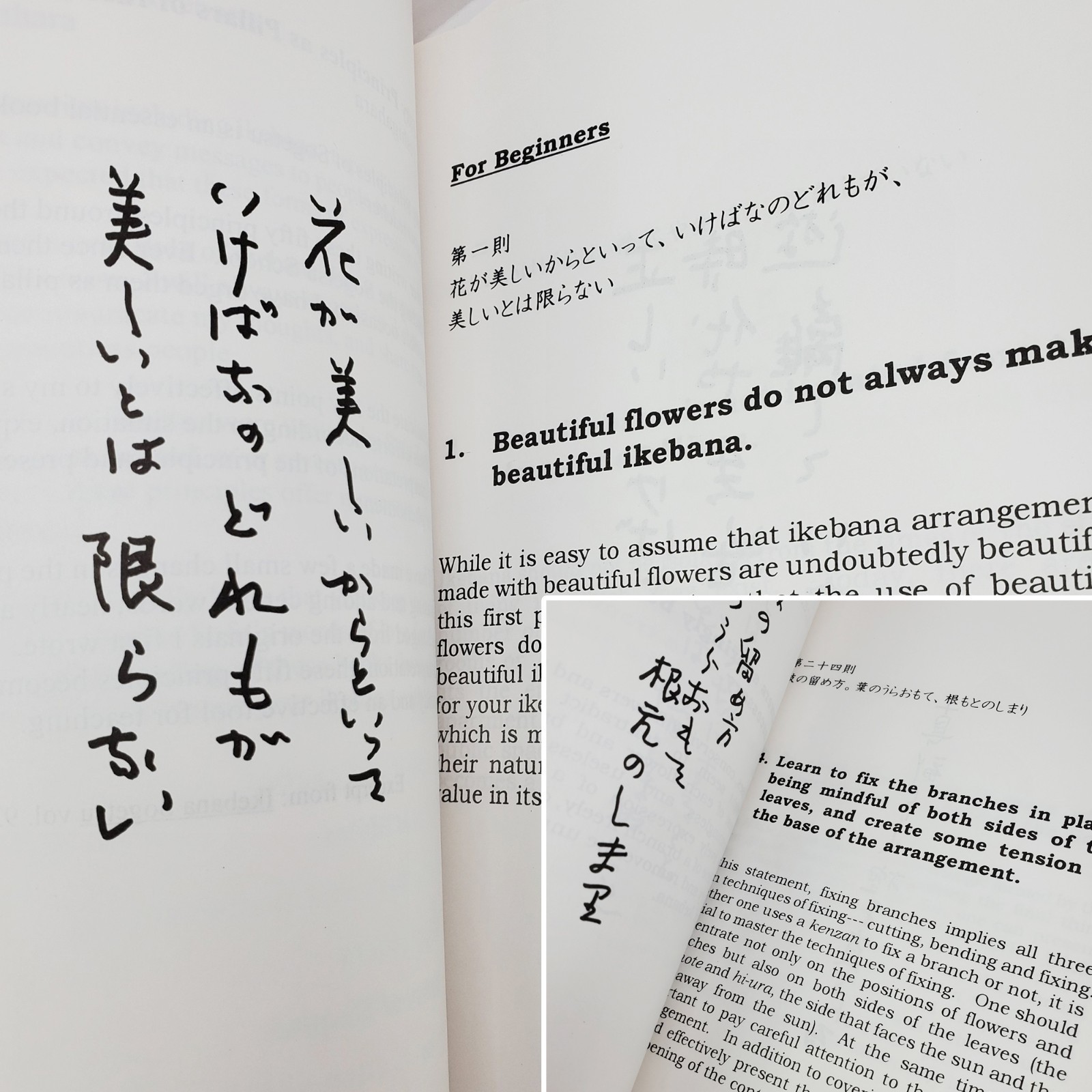 Fifty Principles Sogetsu School Book Akane Sofu Teshigahara Japanese Flower Art