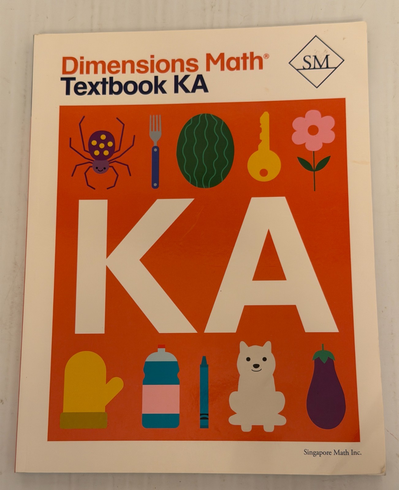 Dimensions Math Textbook KA Kindergarten Singapore Math Curriculum PK-5 VG