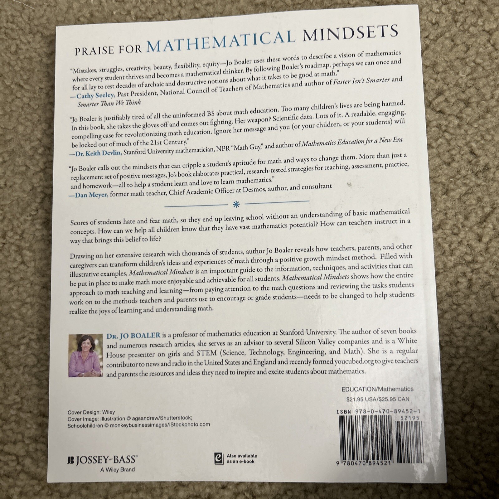 Mindset Mathematics Ser.: Mathematical Mindsets : Unleashing Students’ Potential