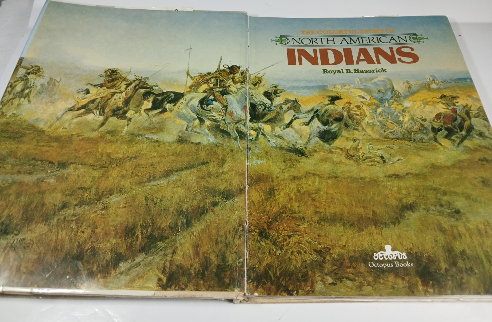 The Colorful Story of North American Indians by Royal B. Hassrick 1975 HB Ex Lib