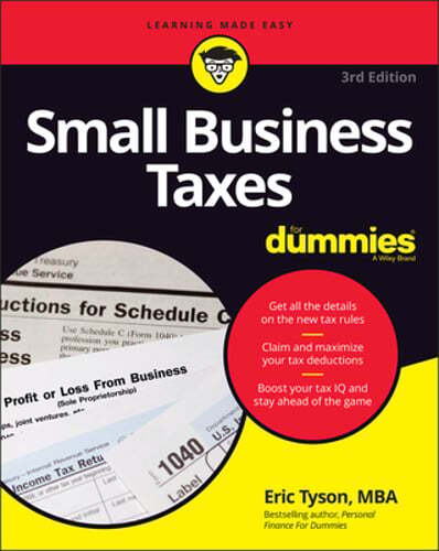 Small Business Taxes for Dummies by Eric Tyson: Used