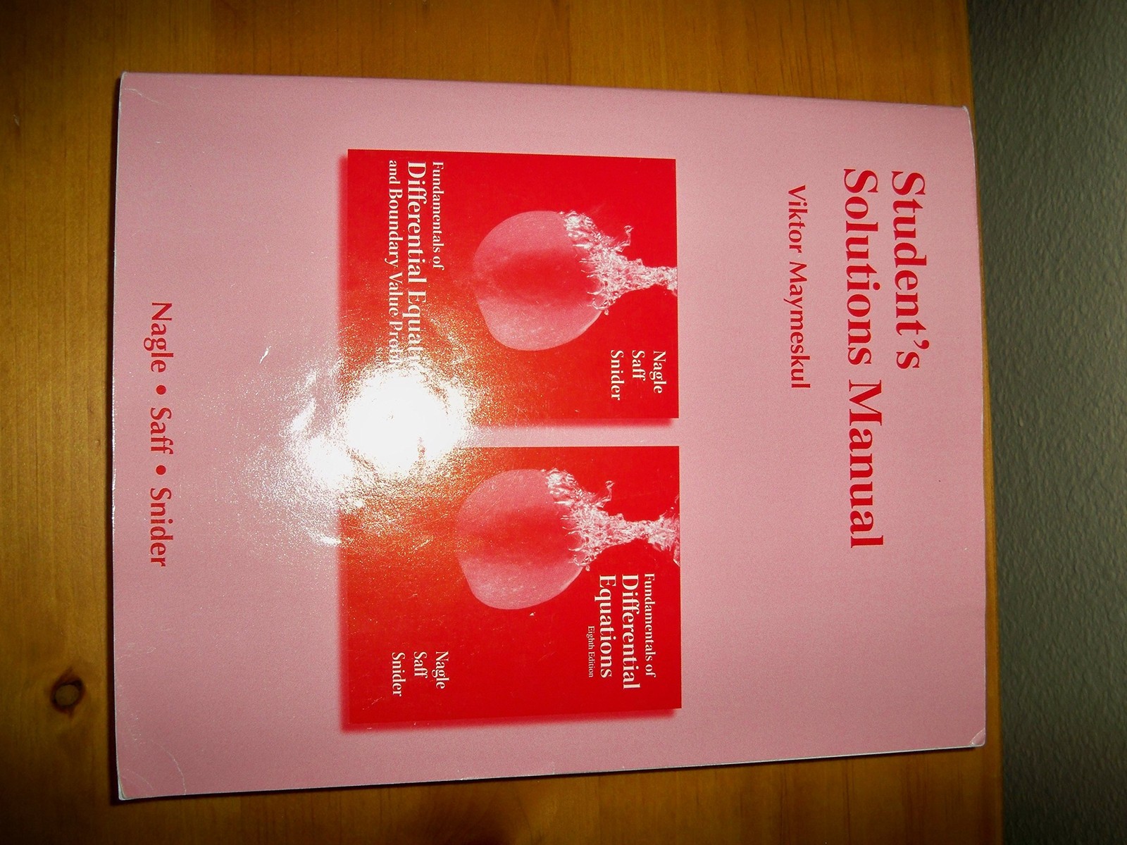 Student’s Solutions Manual for Fundamentals of Differential Equations 8e and…
