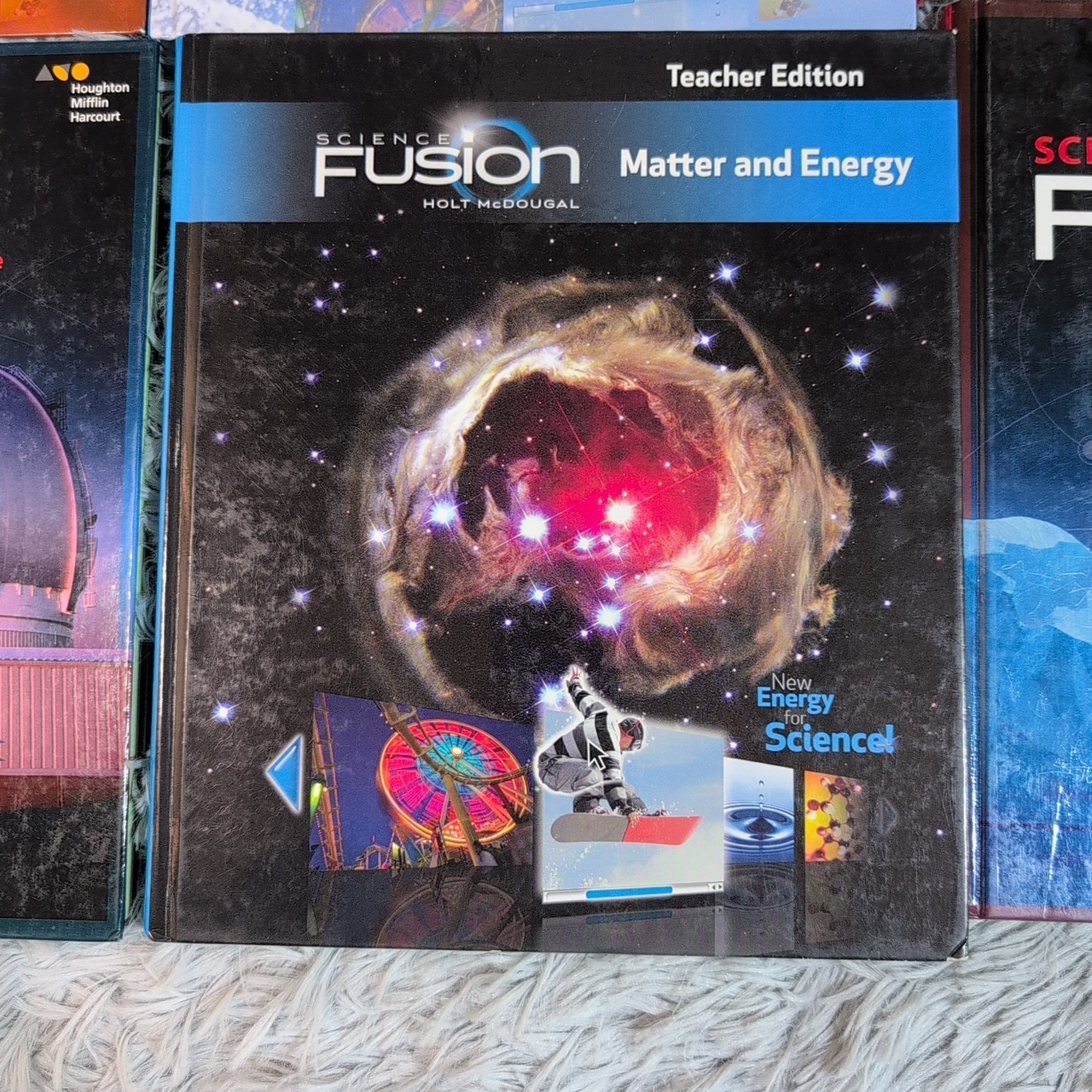 Lot Of 6 Science Fusion Teacher Edition Houghton Mifflin Hardcover Homeschool