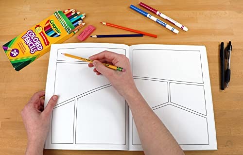 Blank Comic Book: Draw Your Own Manga! (84 Blank Pages of 21 Different Templates