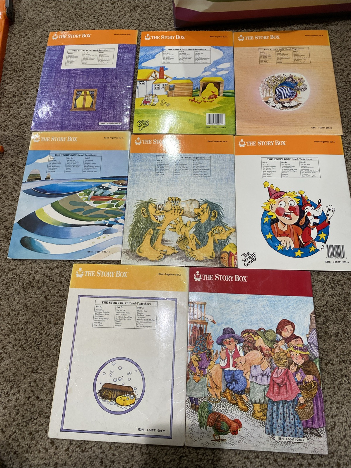 1990s Lot of 8 Joy Cowley June Meiser The Story Box Books Leveled Readers