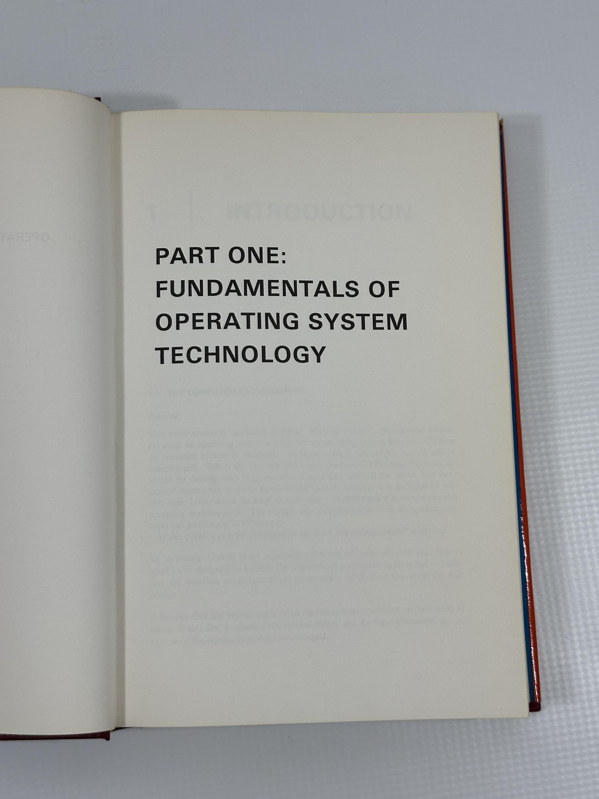 Vintage 1973 Operating Systems A Pragmatic Approach Harry Katzan HC Computer Sci