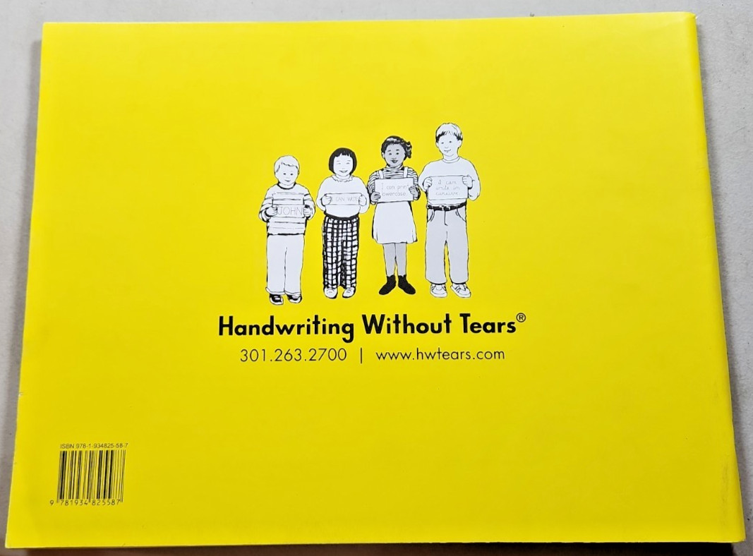Handwriting Without Tears My Printing Book – Grade 1 New