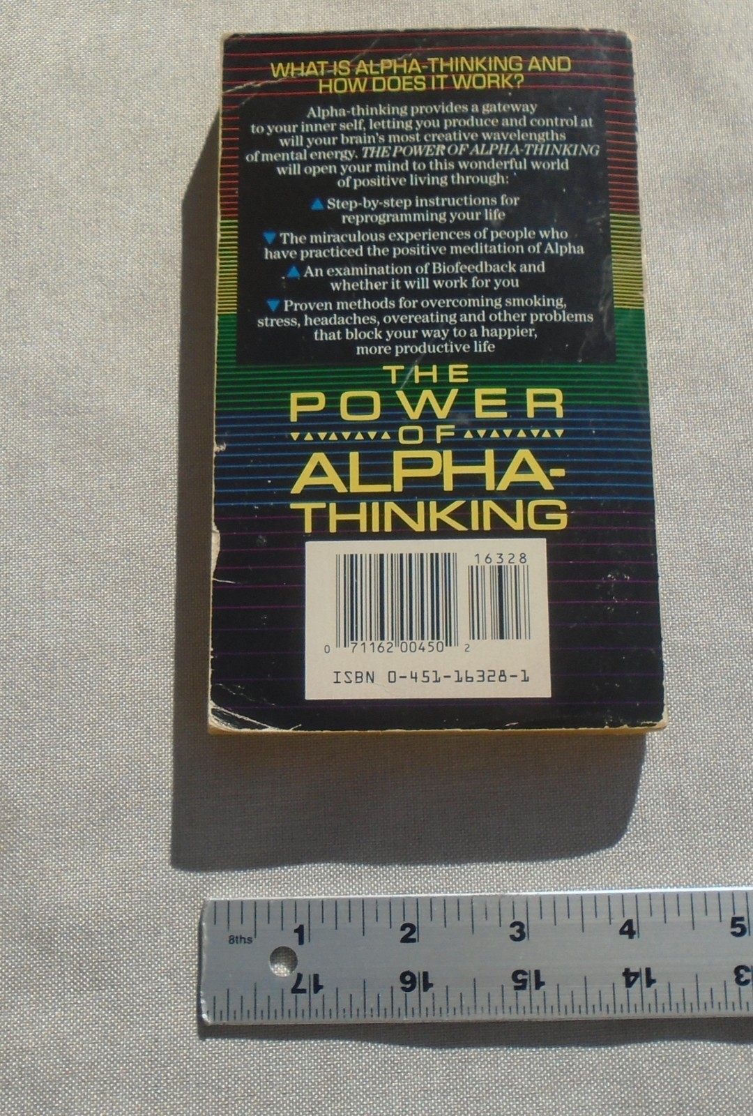The Power of Alpha-Thinking By Jess Stearn 1st SIGNET PRINTING 1977 paperback