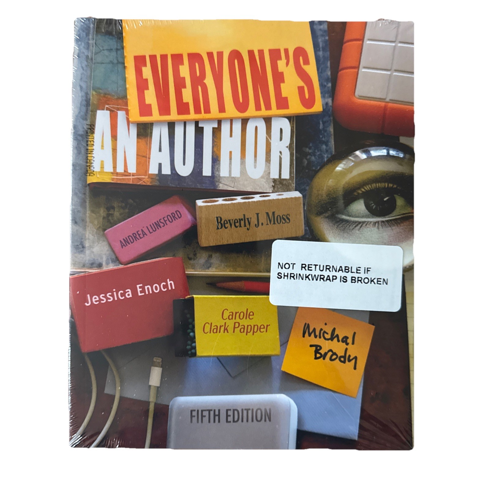 Everyone’s An Author 5th edition, composition textbook, W.W. Norton SEALED