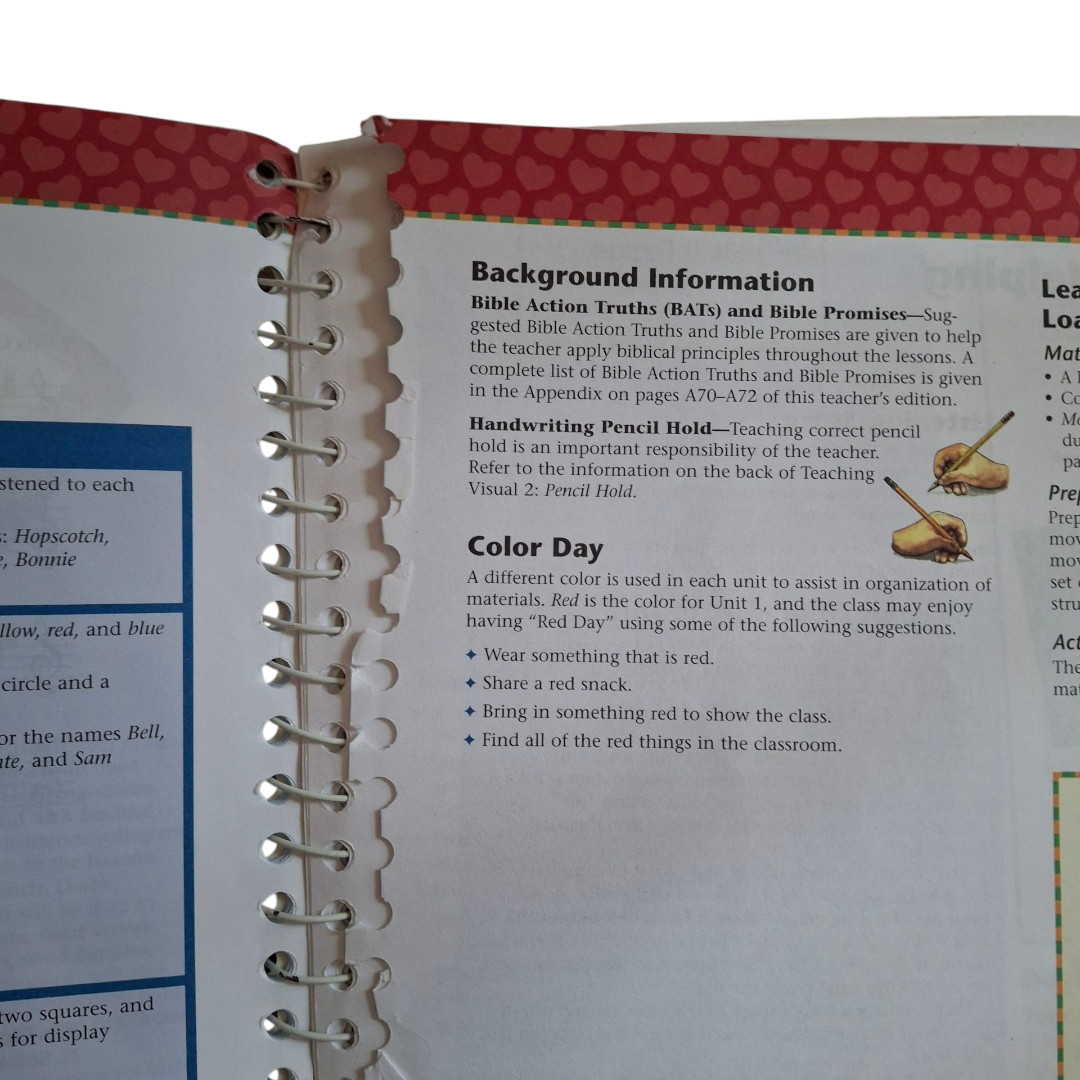BJU K5 Beginnings PhonicsTeacher’s manual part 1 and 2