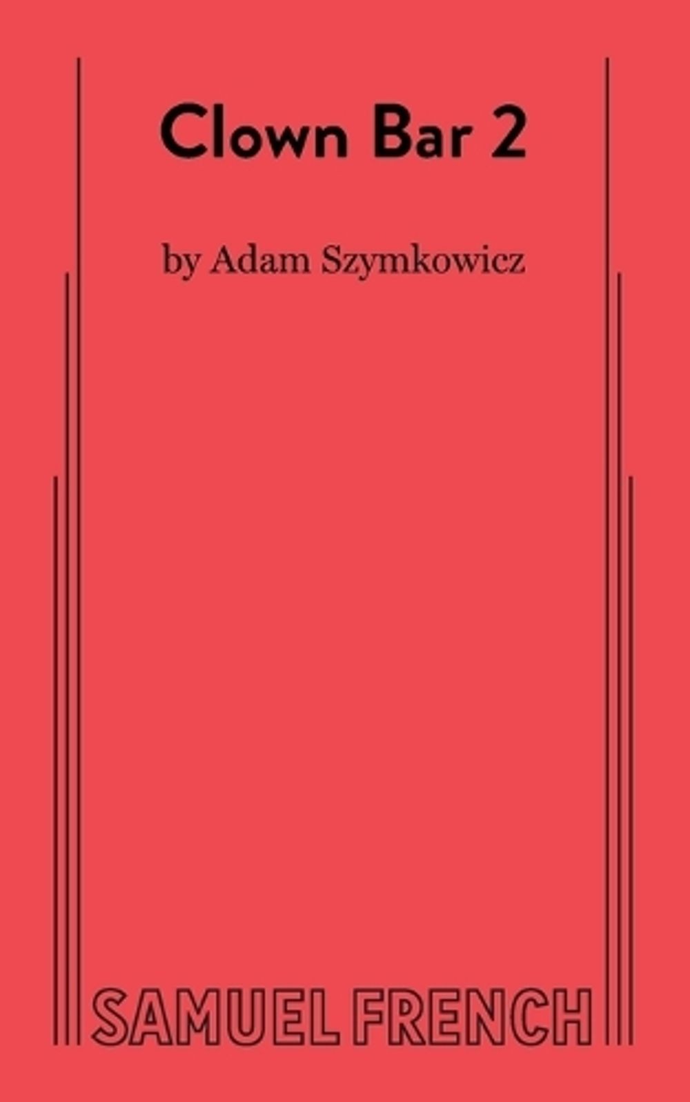 Clown Bar 2 by Adam Szymkowicz (English) Paperback Book