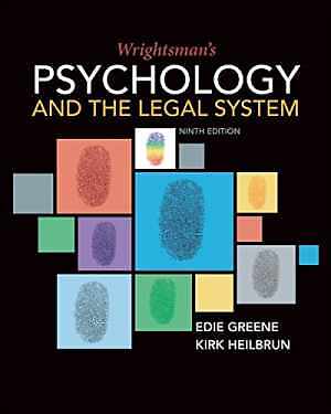 Wrightsman’s Psychology and – Hardcover, by Greene Edith; Heilbrun – Acceptable