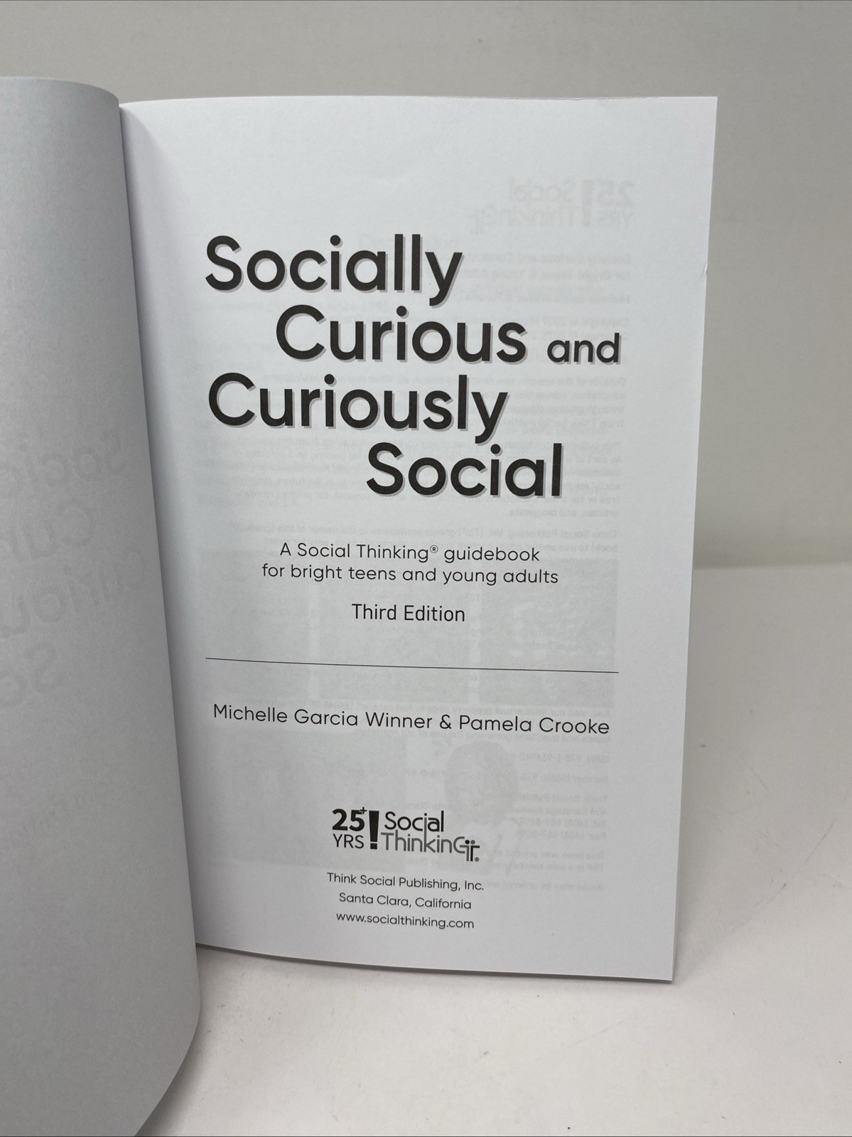 Socially Curious Curiously Social 3rd Ed PB 2021 Winner Crooke Clean Pages