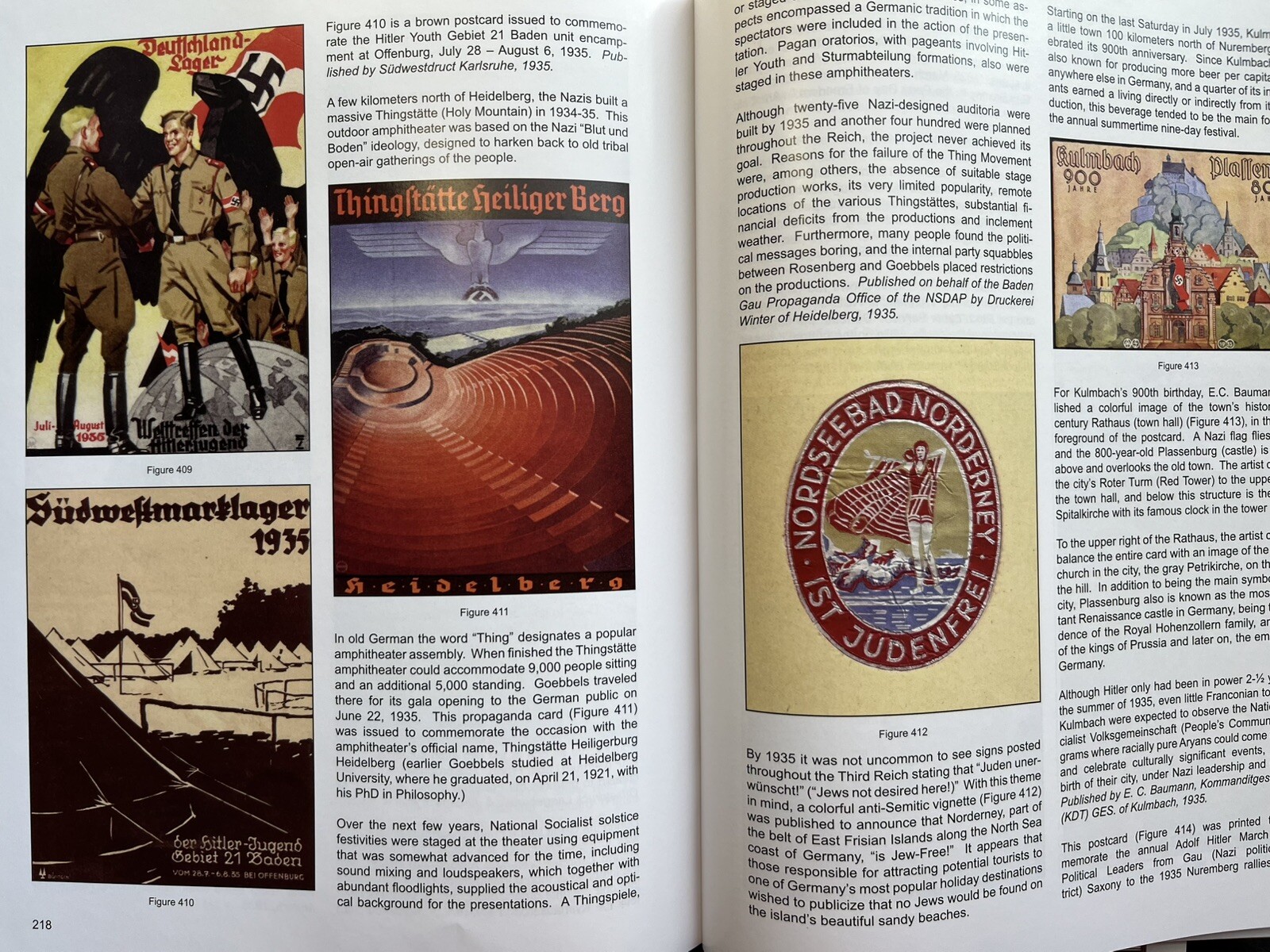 Nazi Germany & Fascist Italy Propaganda Postcards Art Book
