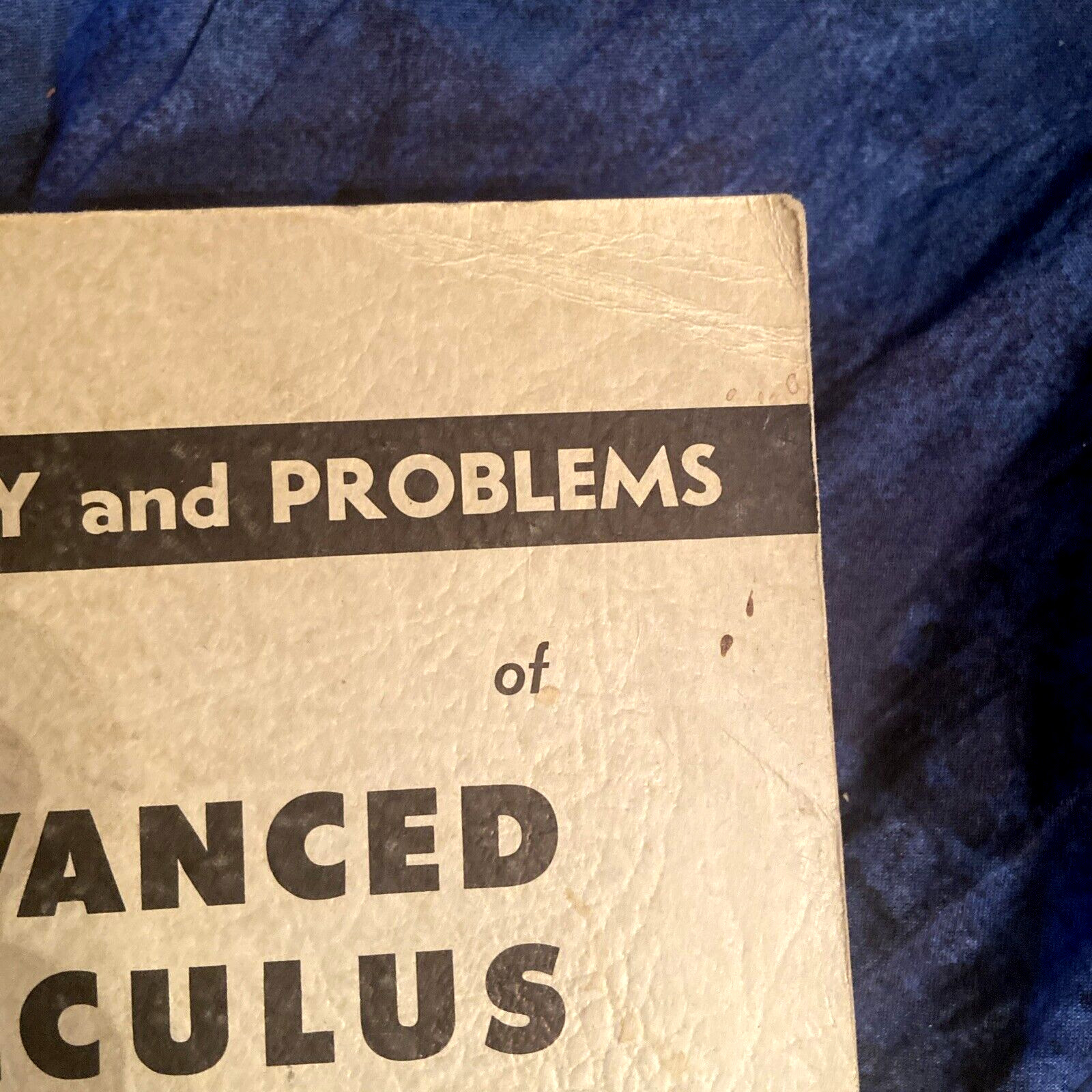 Vtg 1963 SCHAUM’S Theory & Problems of Advanced Calculus/Murray R. Spiegel- NICE