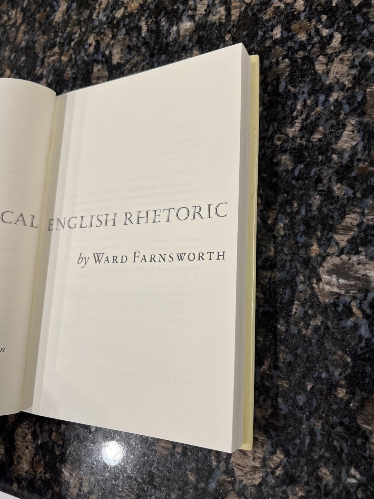 Farnsworth’s Classical English Rhetoric By Ward Farnsworth