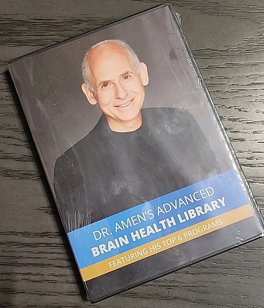 Dr. Amen’s Advanced Brain Health Library by Daniel G. Amen L 6 DVDs Included NEW