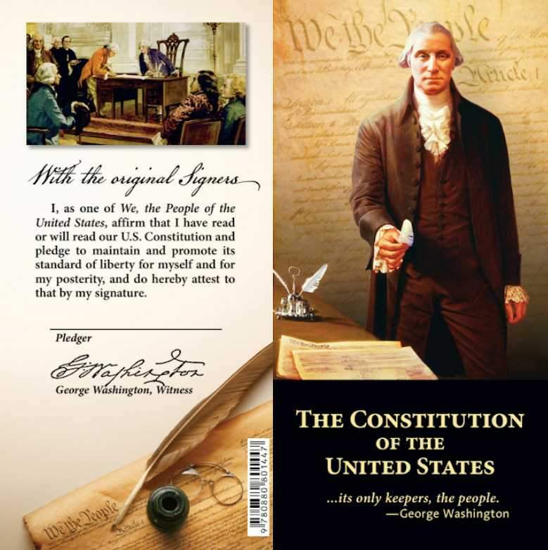 Pack of 10 Pocket Constitutions United States & Declaration of Independence