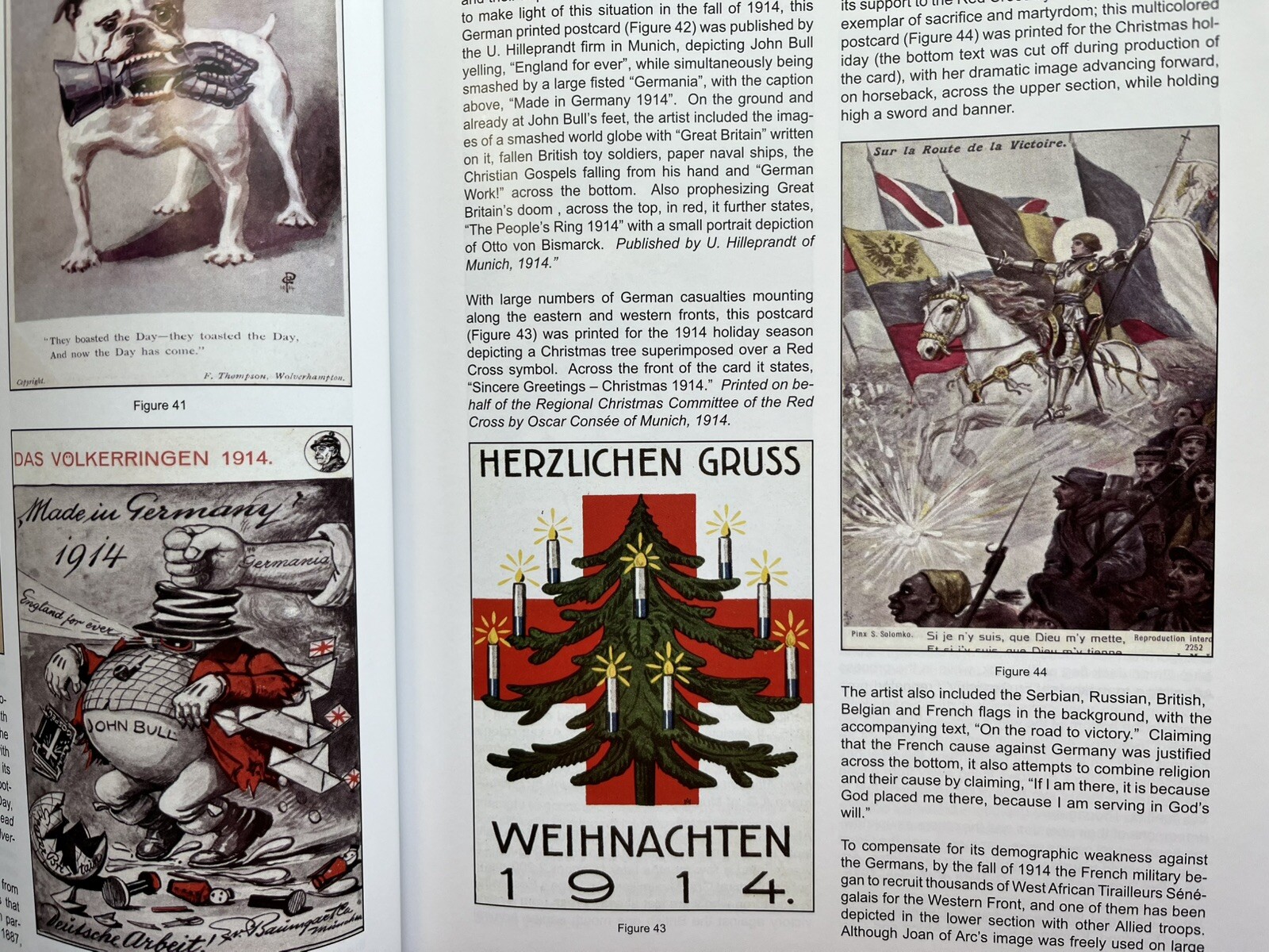 Nazi Germany & Fascist Italy Propaganda Postcards Art Book
