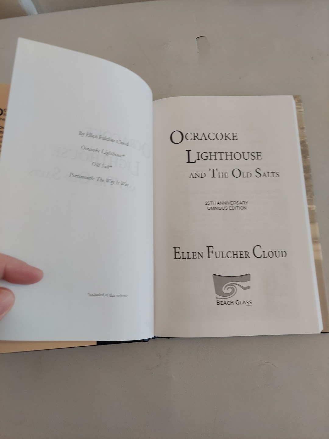 OCRACOKE LIGHTHOUSE & The Old Salts Ellen Fulcher Cloud Book 25th Anniv Omnibus