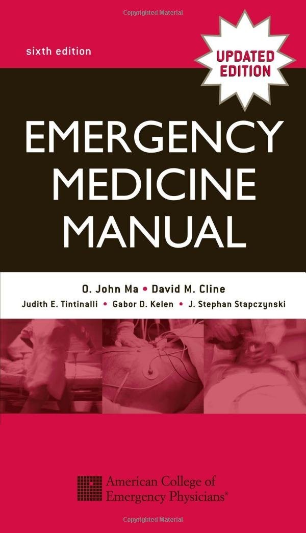 Emergency Medicine Manual – paperback Ma, O. John|Tintinalli, Judith|Kelen, …
