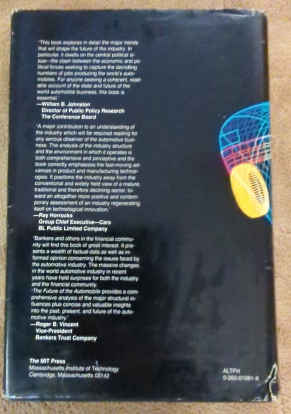 The Future of the Automobile Report MIT Interntl Program 1984 Roos Altshuler 1st