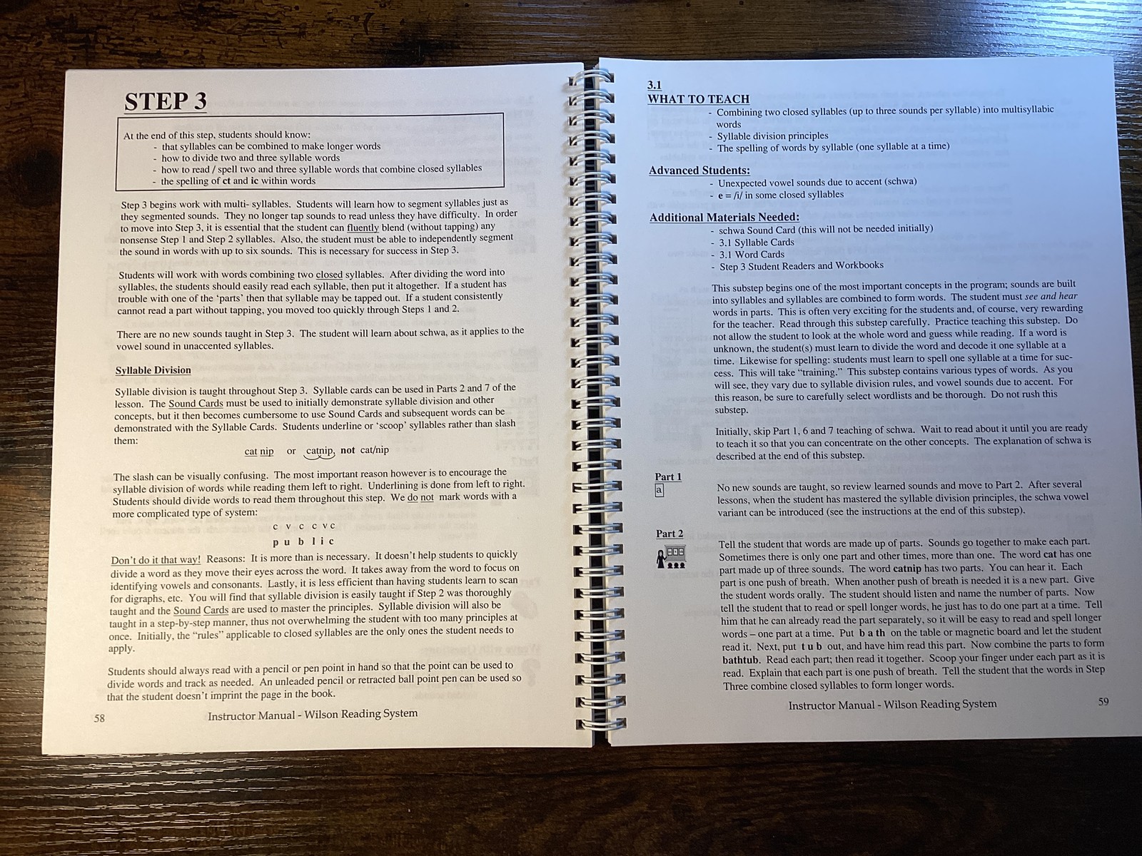 Wilson Reading System Instructor Manual Third Edition Barbara A Wilson