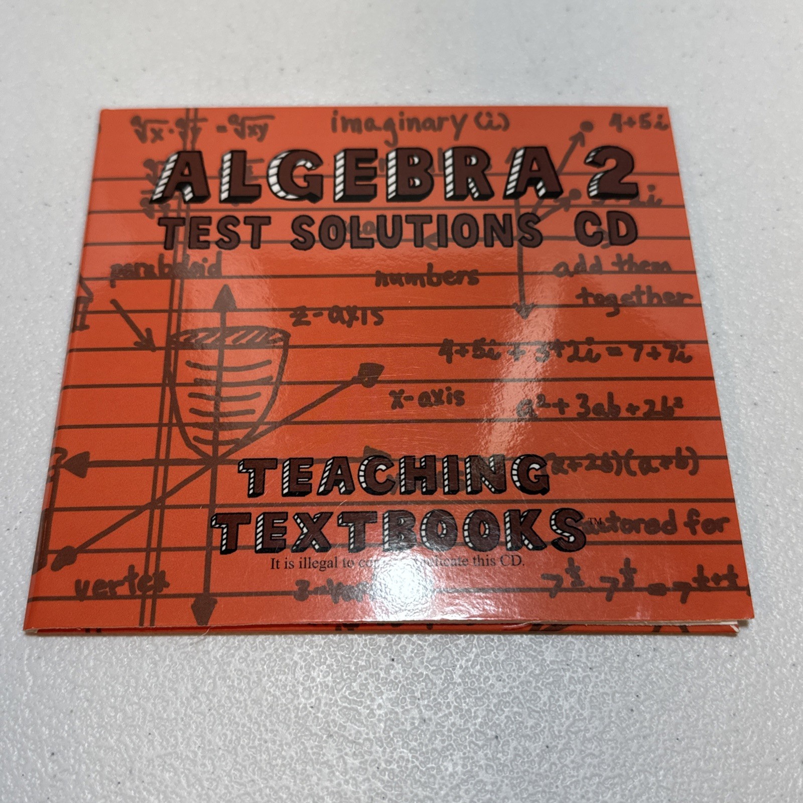 Teaching Textbooks Algebra 2 Textbook Set Answer Book Workbook CD-ROM