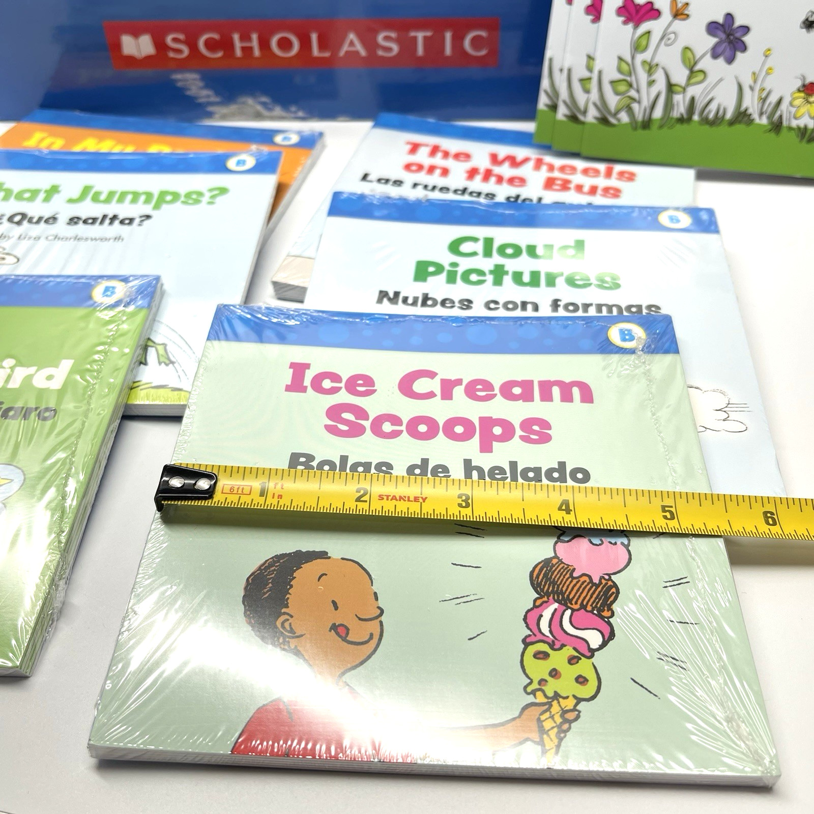 Scholastic English Spanish First Little Readers Classroom 2 Sets: Levels B & D