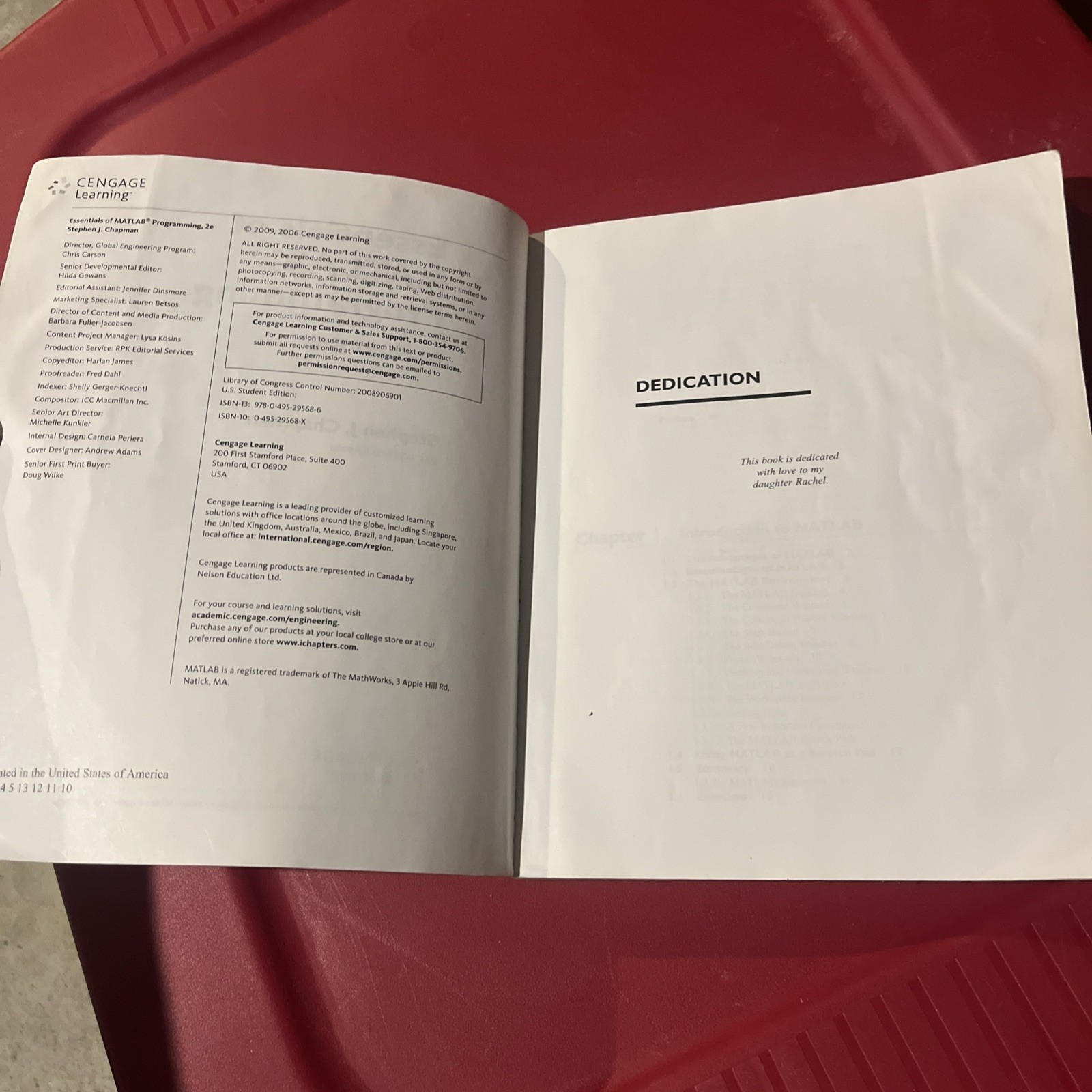 Essentials of MATLAB® Programming by Stephen J. Chapman 2nd edition