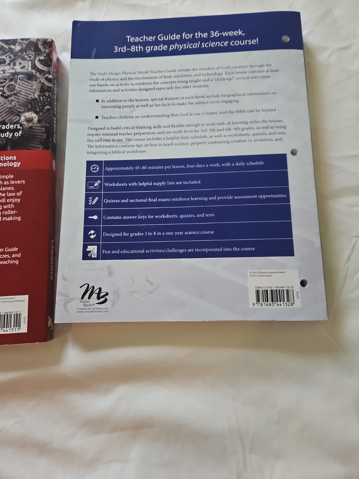 Master Books GOD’S DESIGN PHYSICAL WORLD Curriculum Set Teacher & Student
