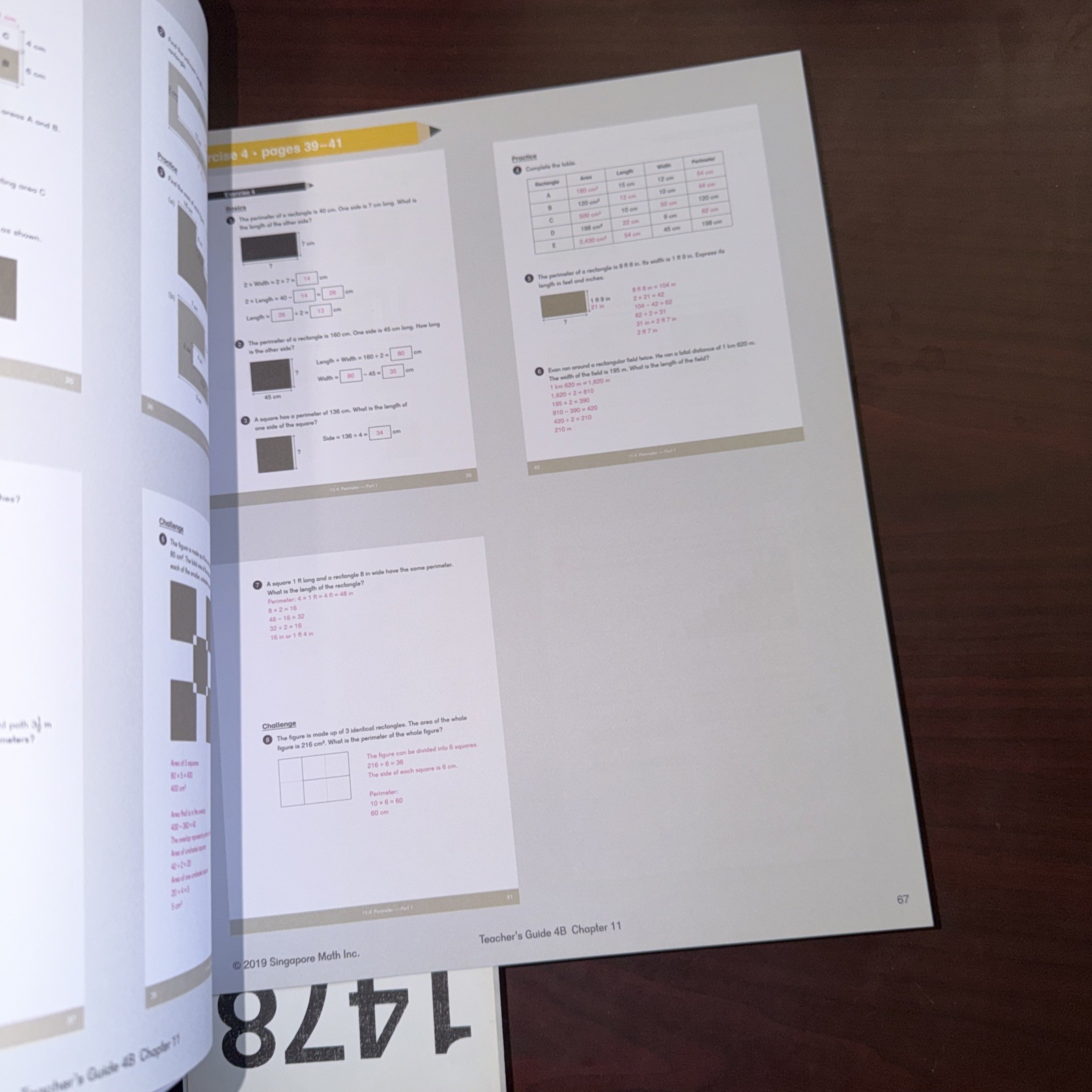 Singapore Math Inc. Dimensions Math Teacher’s Guide 4B | [Spiral-bound]