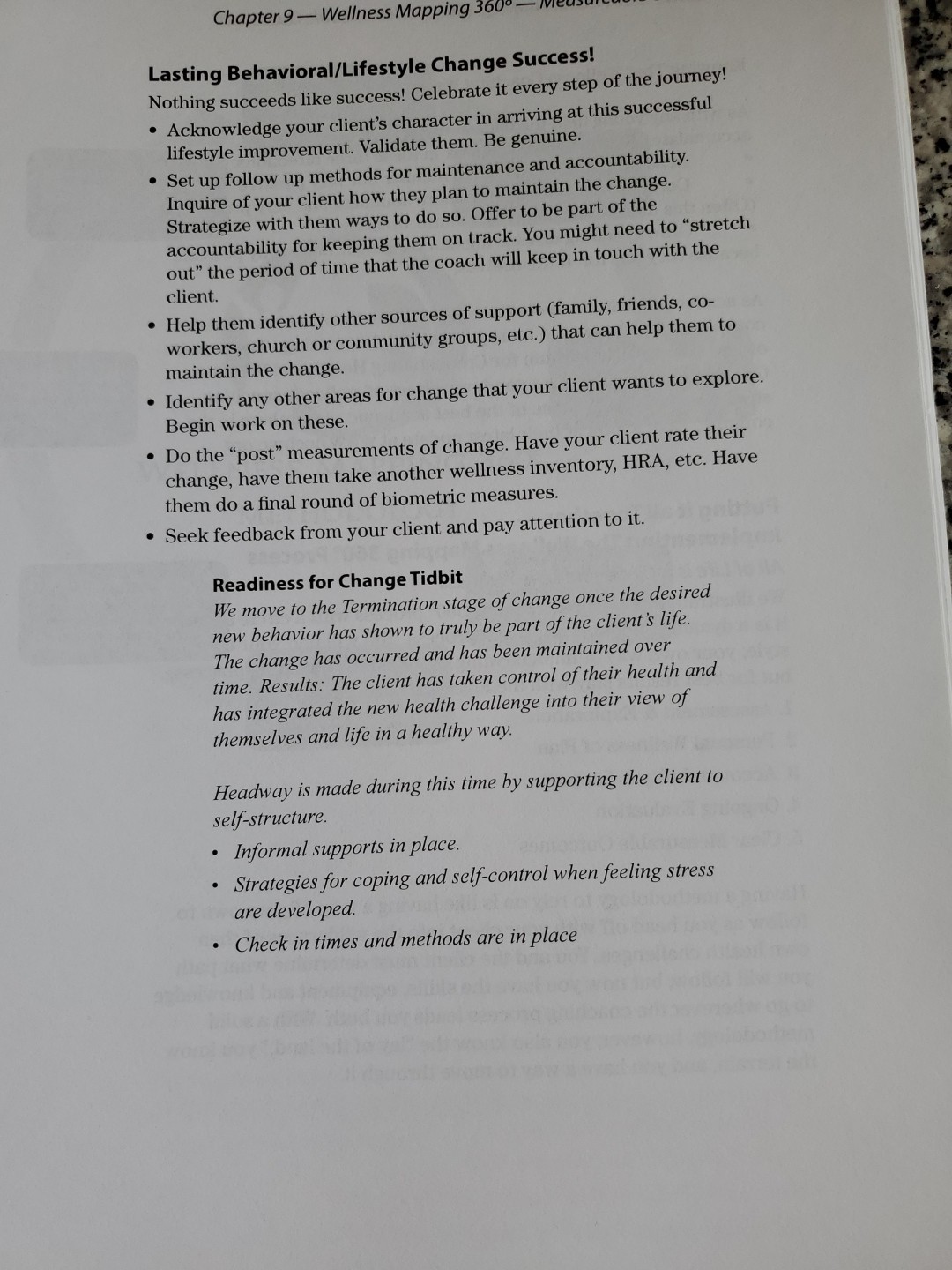 Health & Wellness Coach Certification Training Manual, 408 Pages, spiral-bound