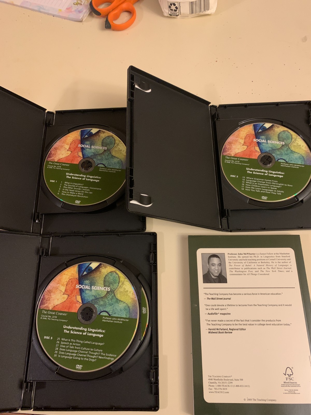 The Great Courses Understanding Linguistics: Science of Language John McWhorter