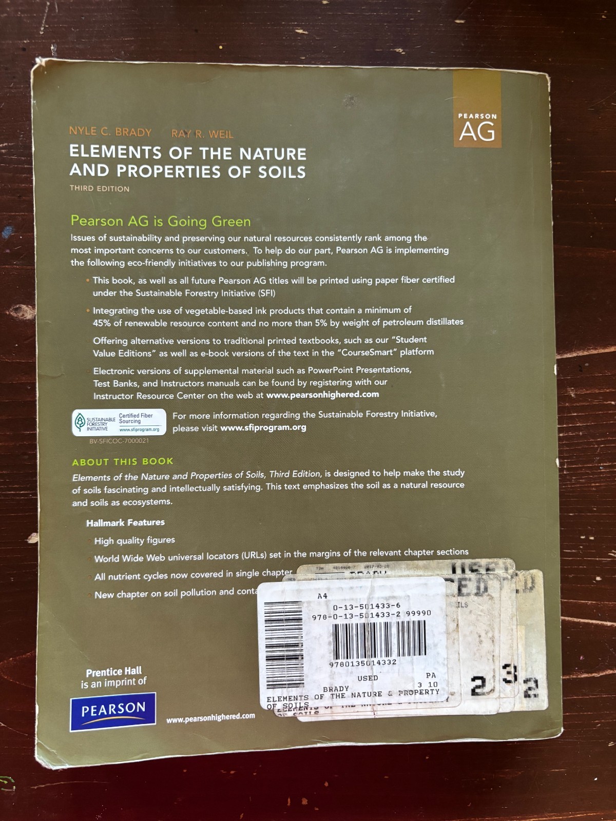 Elements of the Nature and Properties of Soils by Nyle C. Brady (2010) Third Ed