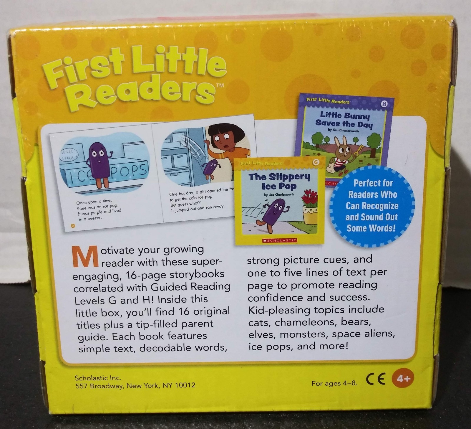 First Little Readers Parent Pack Guided Reading Levels G & H : 16 Books – NEW