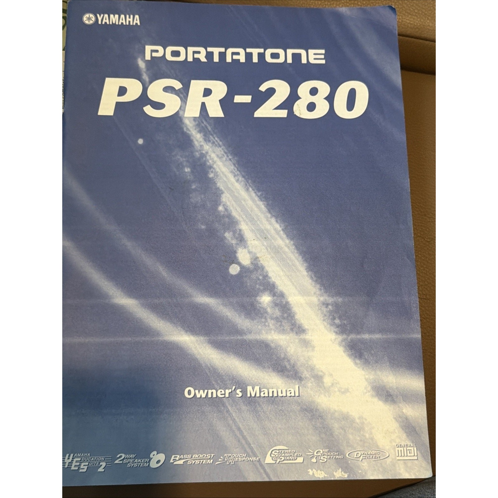 Yamaha PSR-280 Portatone Instruction Manual: 90 Pages And Song Book Lot 2000
