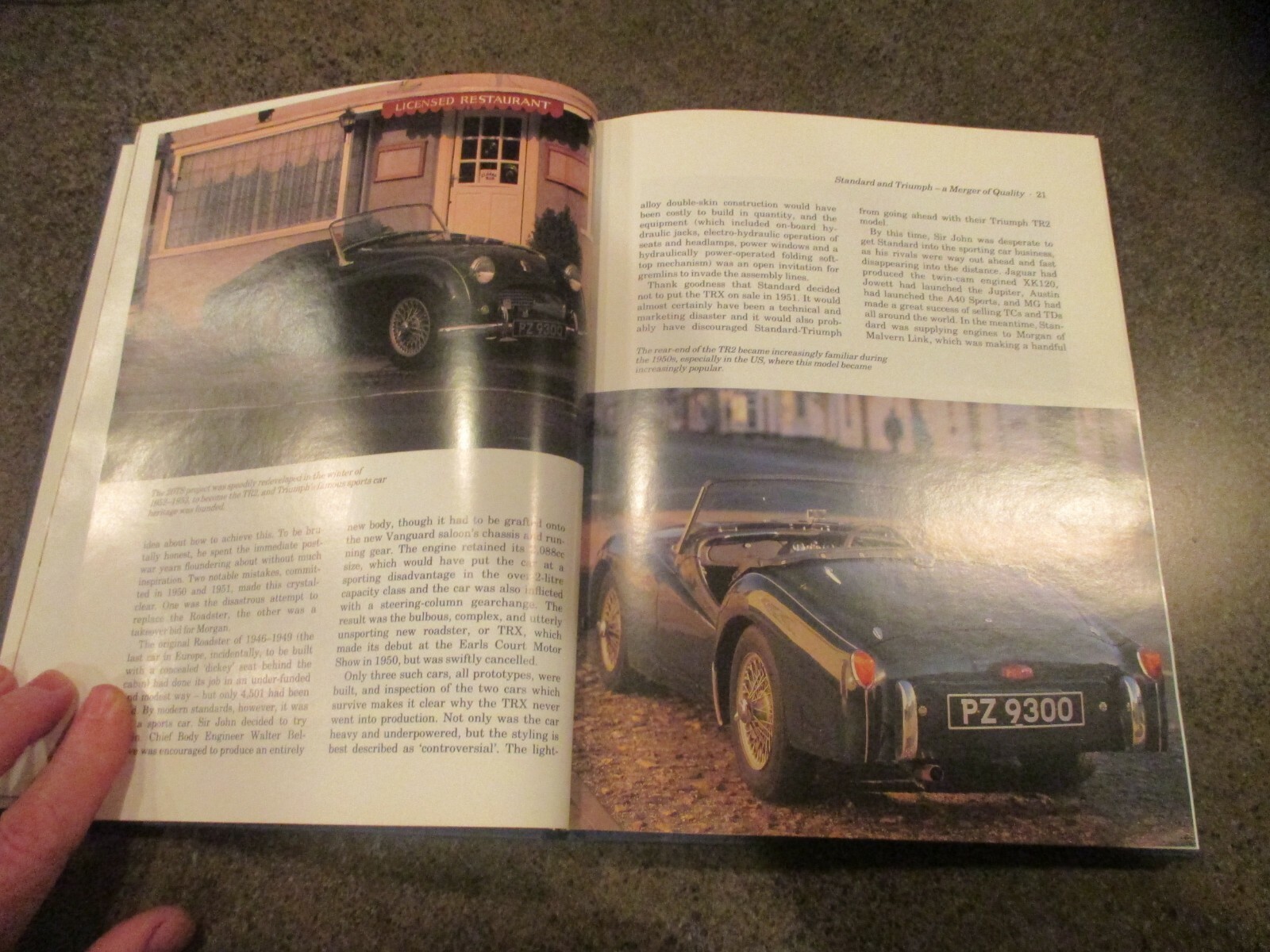 Nice Used “Triumph TRs the Complete Story” by Graham Robson,Crowood Press 1st Ed