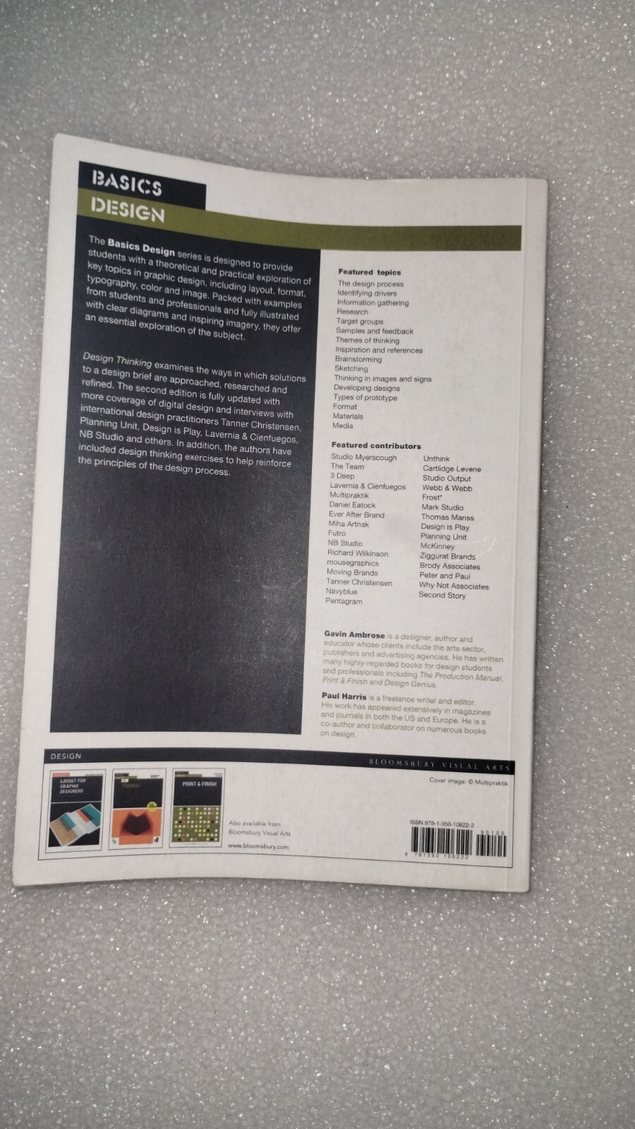 Basics Design Ser.: Design Thinking for Visual Communication by Gavin Ambrose…