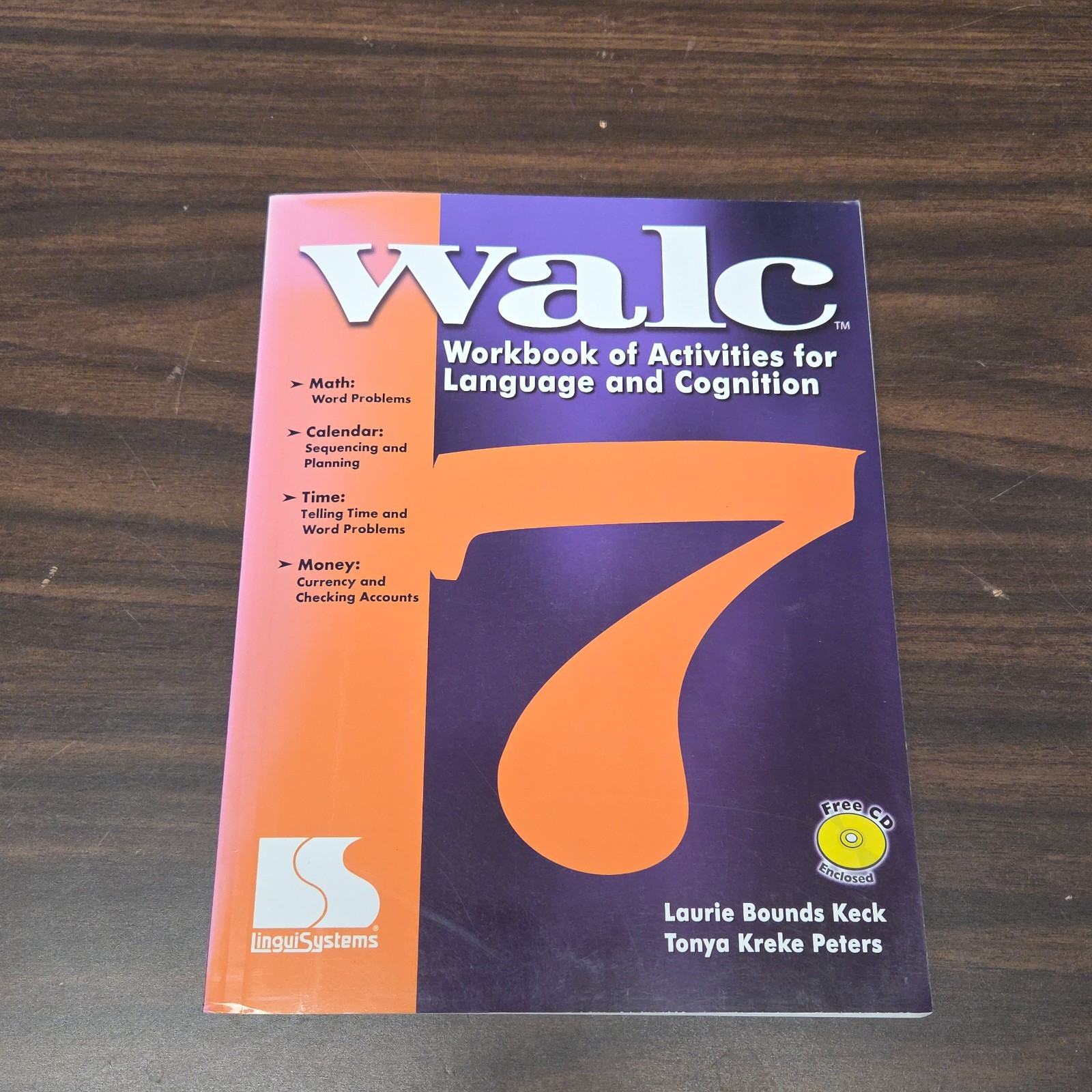 WALC: Workbook of Activities for Language and Cognition (walc 7)