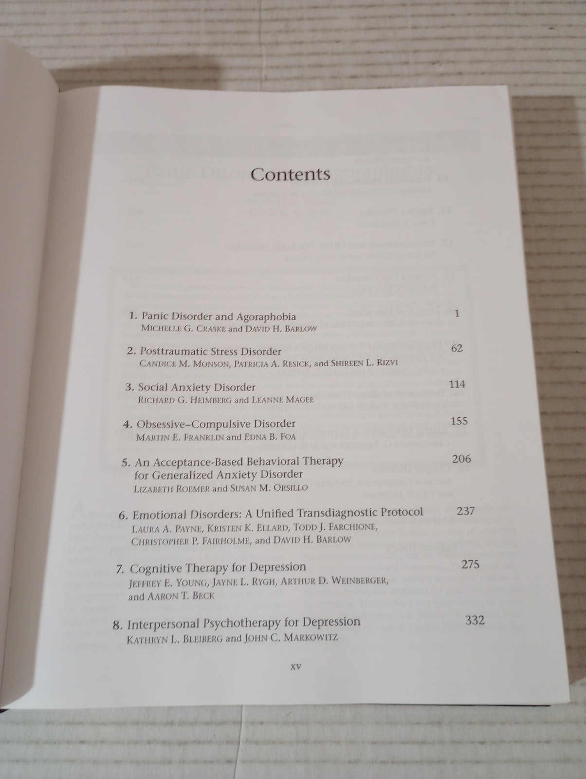 CLINICAL HANDBOOK OF PSYCHOLOGICAL DISORDERS FIFTH EDITION David H. Barlow 2014
