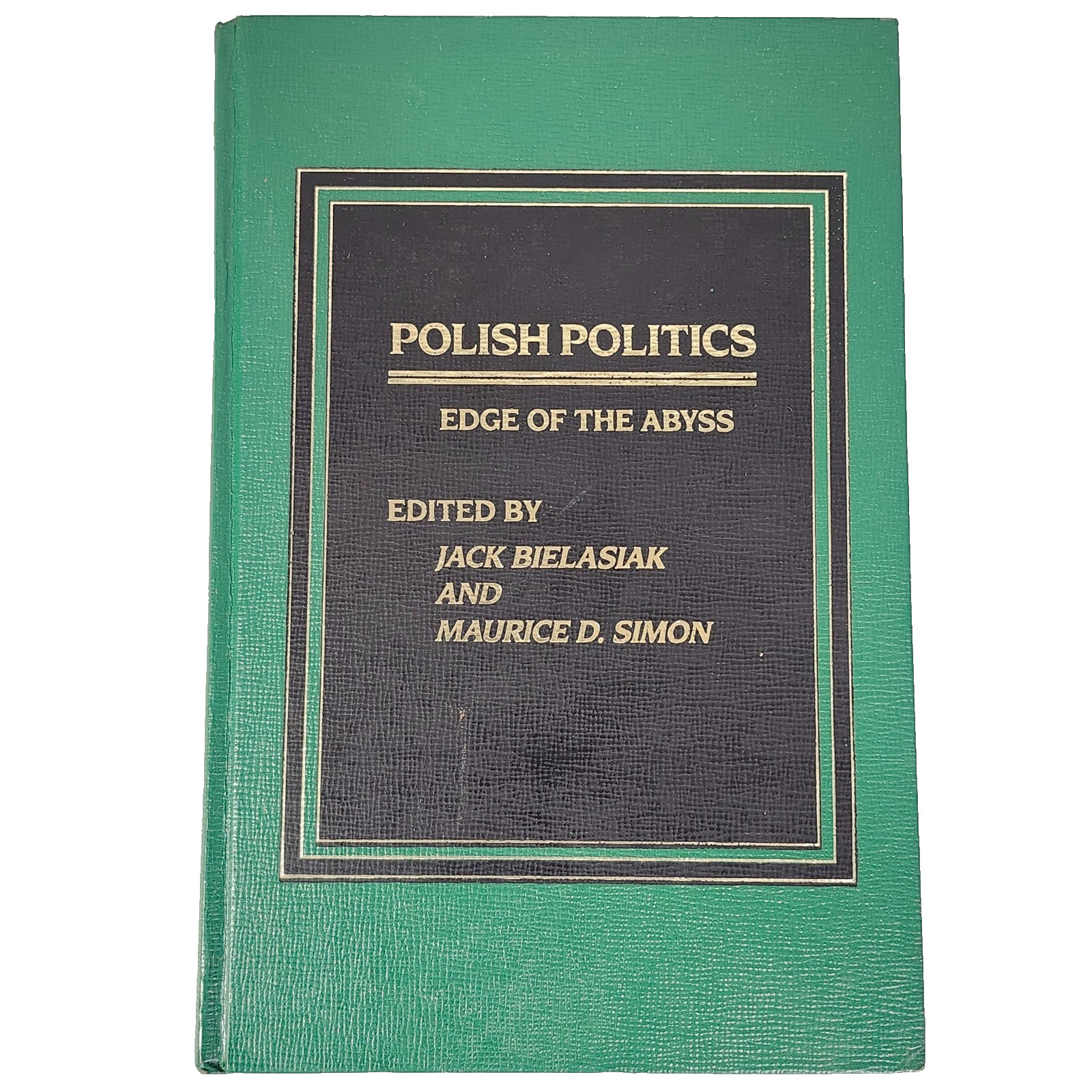 Polish Politics Edge Abyss 1960 HC Book Poland Rise of Solidarity Martial Law