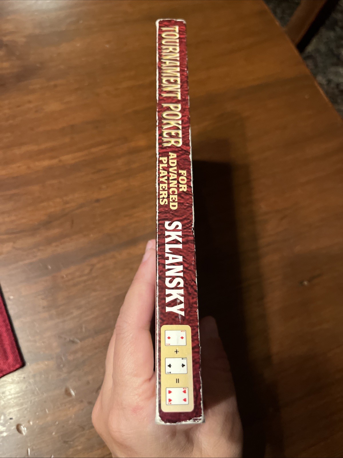 Tournament Poker for Advanced Players by David Sklansky (2002, Perfect)