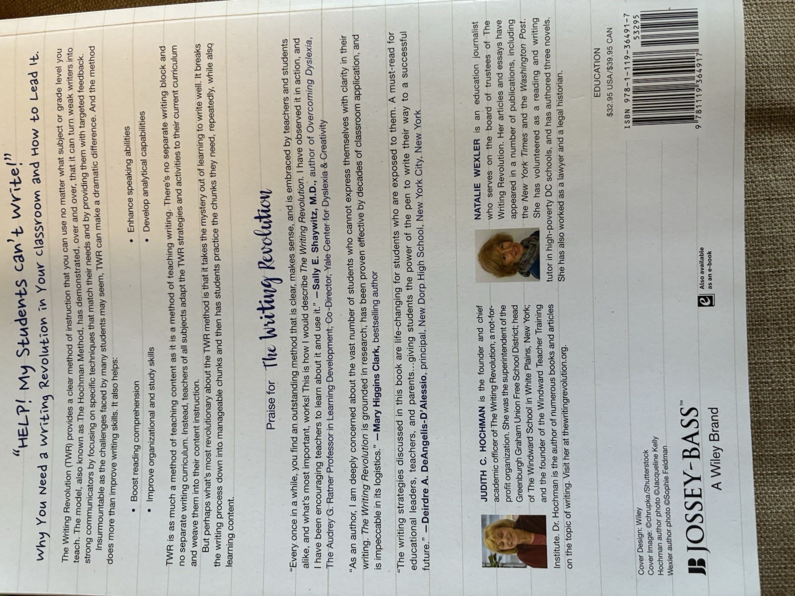 Writing Revolution : A Guide to Writing by Natalie Wexler and Judith C. Hochman