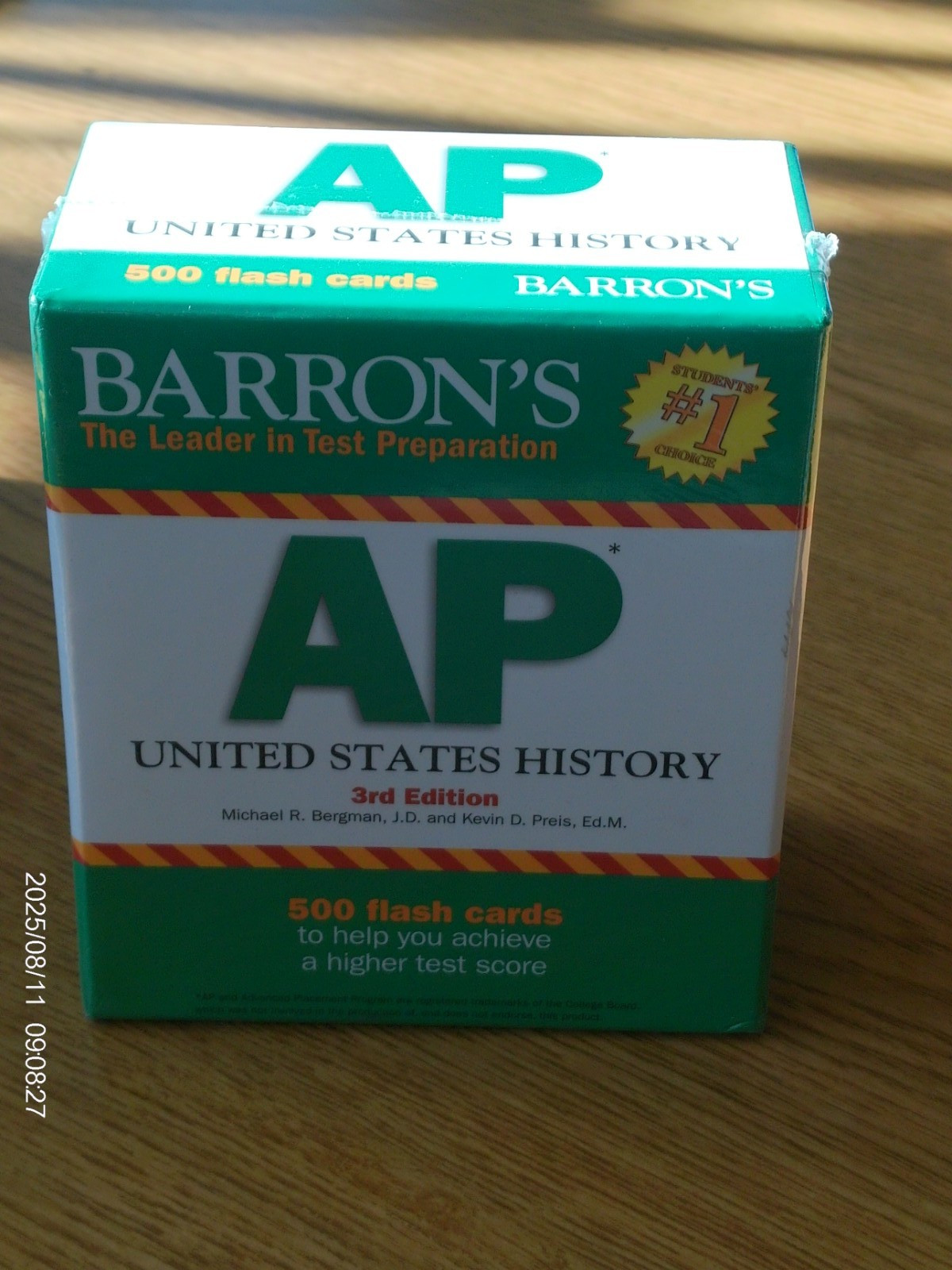 NEW – Barron’s Ap Ser.: AP US History Flash Cards by Kevin D. Preis