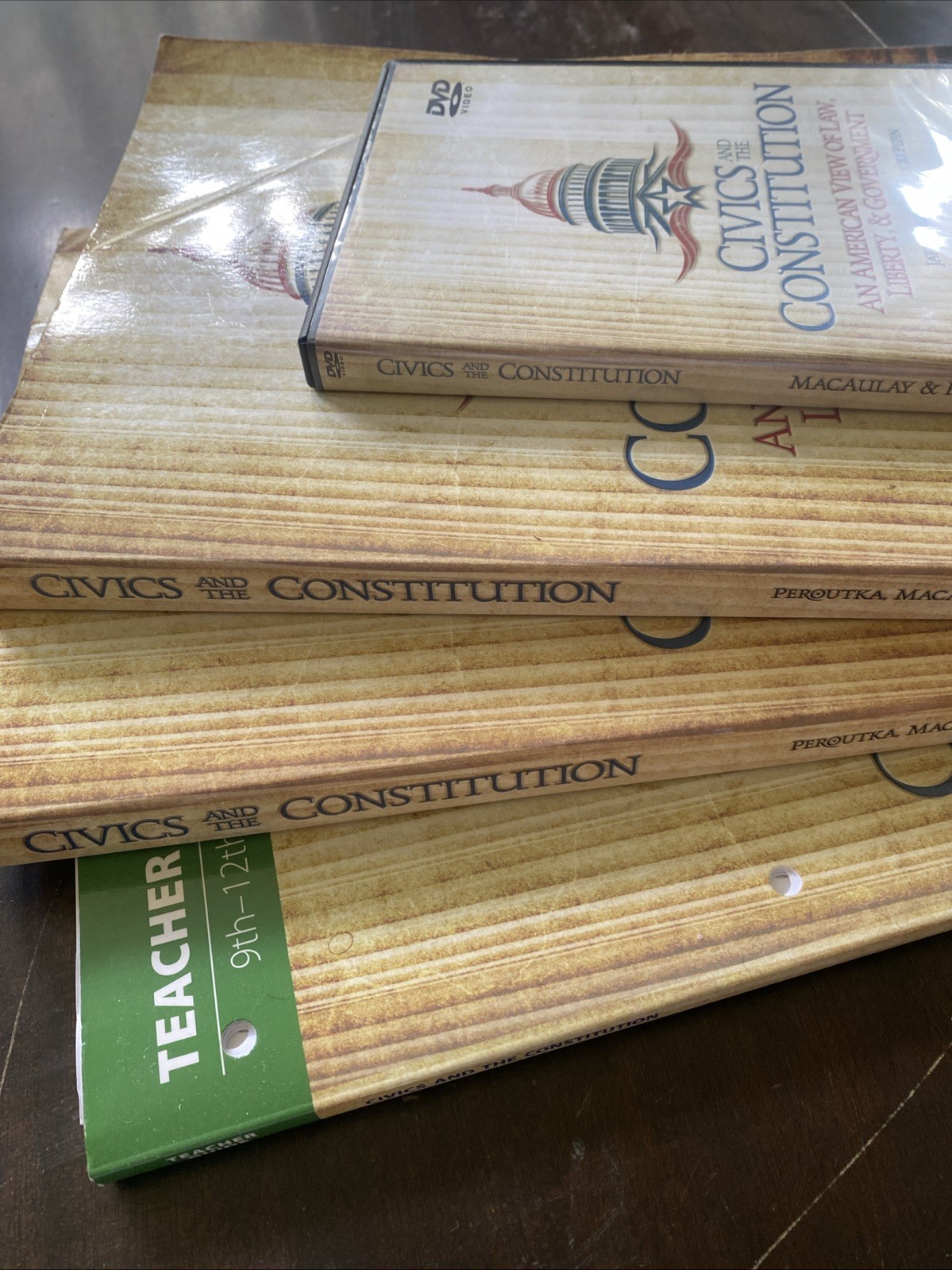 Masterbooks Civics And The Constitution: 2 Student Books, Teacher Guide, DVDs