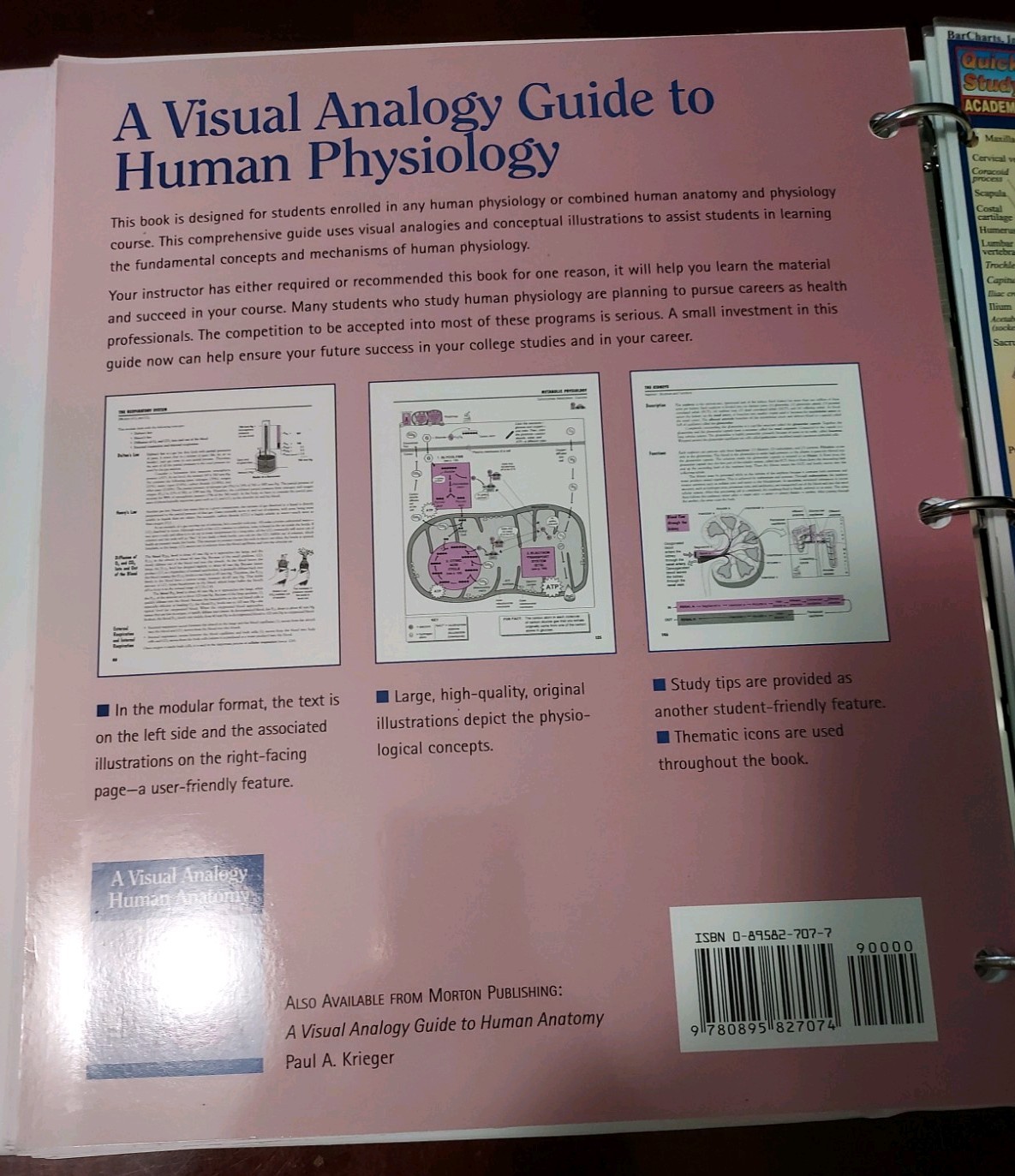 A Visual Analogy Guide to Human Physiology by Paul A. Krieger Anatomy QG & Test