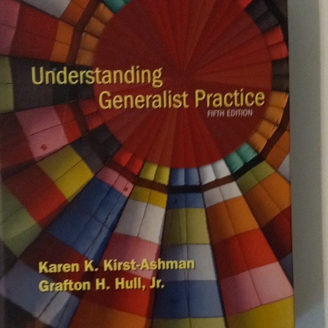 Brooks/Cole Understanding Generalist Practice 5th Ed HC 2009 Kirst-Ashman