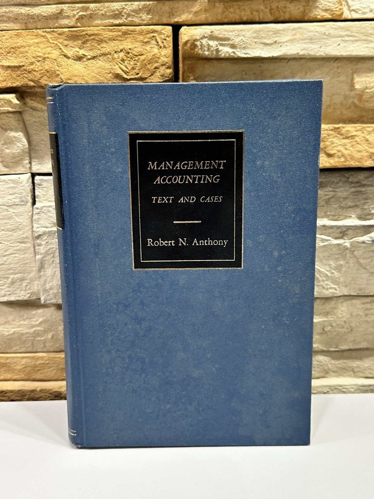 Management Accounting Text And Cases By Robert N. Anthony Richard D Irwin Inc HC